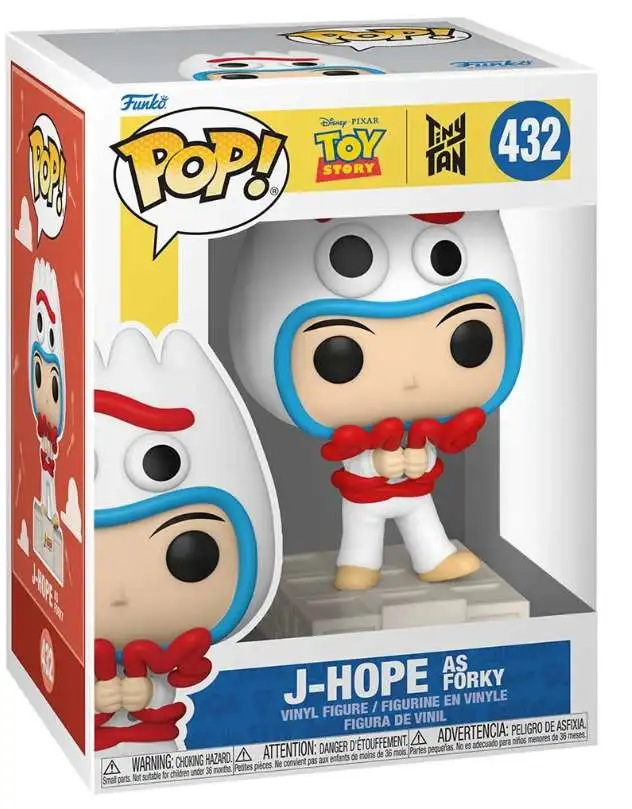 Funko Pop! Rocks: Toy Story x Tiny TAN - J-Hope as Forky